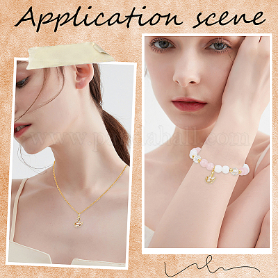 Подвески из кубического циркония с покрытием из латуни KK-BBC0011-08-1