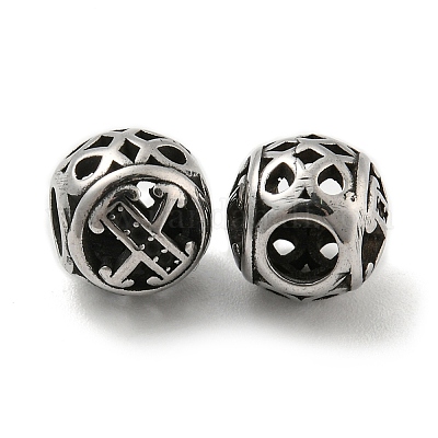 304 нержавеющая сталь бусины со стразами STAS-O002-01X-AS-1