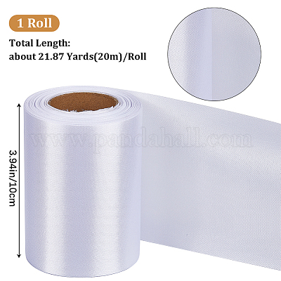 Атласная лента из полиэстера длиной 20 м. OCOR-WH036-23B-1