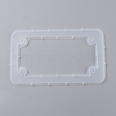 ナンバープレートフレームシリコンモールド レジン型 UVレジンDIY用