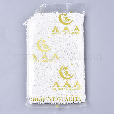 Непрозрачные цвета стеклянные бусины SEED-S040-01A-13-1