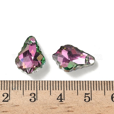 AB цвет гальваническим Гальваническим стеклянные подвески EGLA-O003-06C-13-1