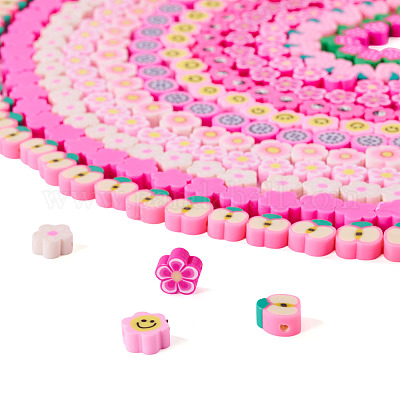 10 нити 10 стиля нити из полимерной глины ручной работы CLAY-TA0001-72B-1