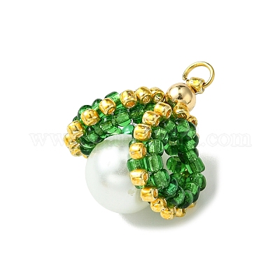 Бусины из ракушек и жемчуга стеклянные подвески PALLOY-MZ00434-02-1