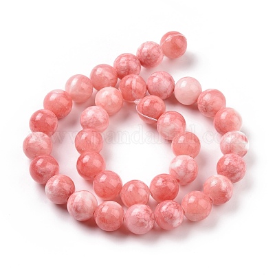 Природные персидские нефрита бисер пряди G-D434-10mm-30-1