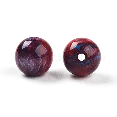 Бусины из cмолы RESI-YW0004-28C-01-1