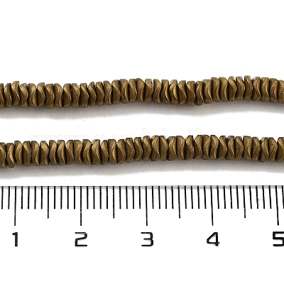 Гальванические нити из синтетических немагнитных гематитовых бусин G-H020-M01-16-1