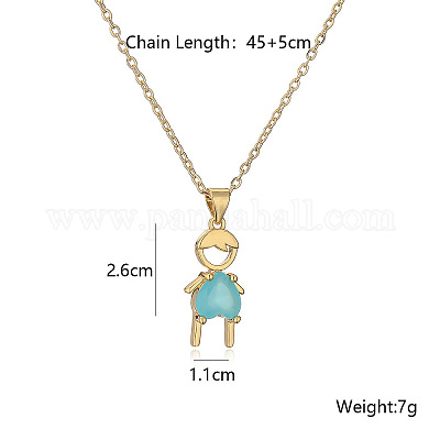 Мальчик латунные подвески с кубическим цирконием FS-WGEF7B2-01-1