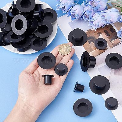 40 шт. 4 стильных пластиковых кукольных шапки на рождественскую тематику DIY-NB0006-44-1