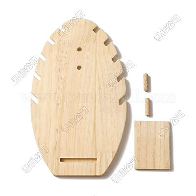 Деревянные стойки для ожерелий NDIS-WH0001-11-1