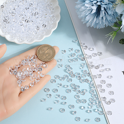 4 набор акриловых кабошонов со стразами с заостренной концом GACR-SP0001-02A-1