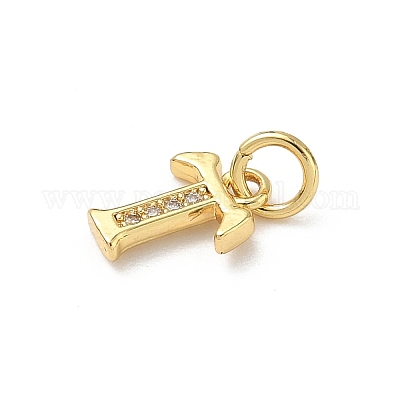 Латунные микро проложить кубического циркония подвески KK-I382-03G-T-1
