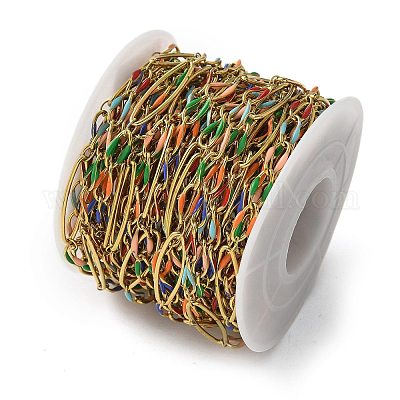 Цепи из нержавеющей стали 304 с эмалированными звеньями CHS-U003-01G-01-1