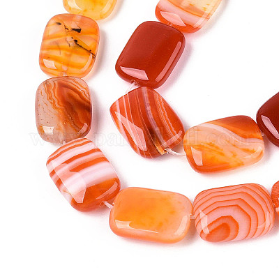 Природный агат бисер нитей G-N356-03A-17-1