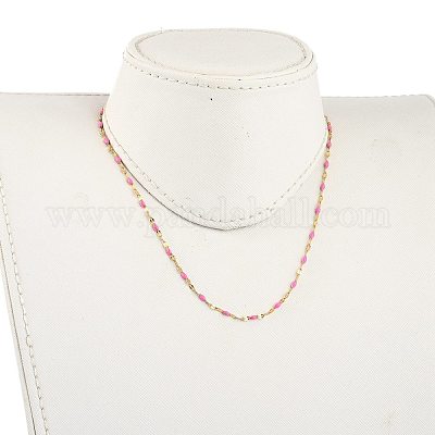 Ожерелья из звеньевой цепи из нержавеющей стали 304 NJEW-JN03084-03-1