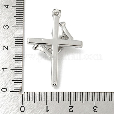 Стойки обшивки латунь микро проложить Циркон подвеску KK-F869-10P-1