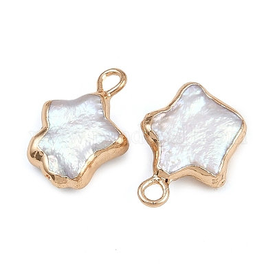 Натуральные кеши жемчужные подвески KK-D423-07G-1