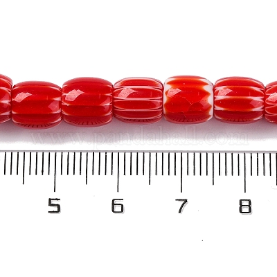 Бусы лэмпворк ручной работы X-LAMP-K041-01B-20-1