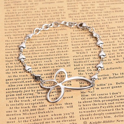 Браслеты из нержавеющей стали 304 BJEW-I184-48-1