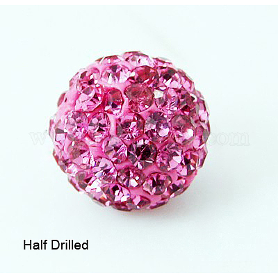 Бусины со стразами&nbsp;RB-H258-HD10mm-209-1