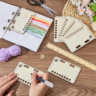 10шт. МДФ температурное одеяло многоразовое цветная таблица AJEW-WH0460-155-1