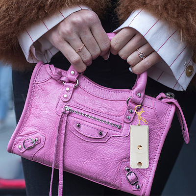 Брелки для губной помады из искусственной кожи AJEW-WH0270-203A-1