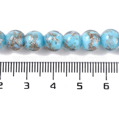 Бусины ручной работы бусины золотого песка LAMP-Z009-01H-1