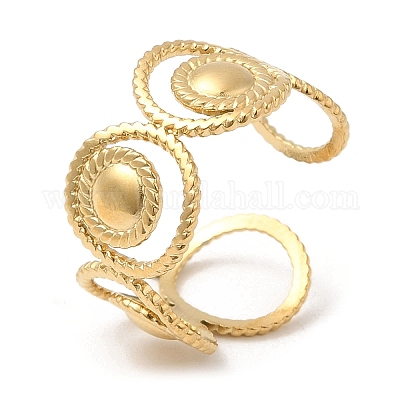 Кольца-манжеты из нержавеющей стали 304 RJEW-K248-01G-1