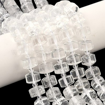 Natürlichem Quarz-Kristall-Perlen Stränge&nbsp;G-G453-G03-7x12mm-1