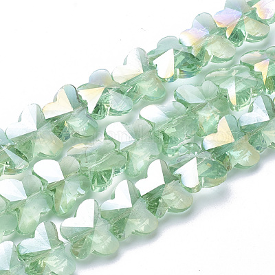 Гальванические стеклянные бусины EGLA-Q091-14mm-B12-1