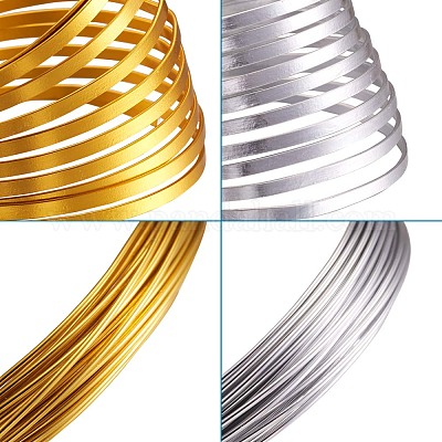 Filo Di Alluminio Rotondo 18 GA (50 Piedi) - Morbido, Puro 99,99% - Per Artigianato E Gioielli