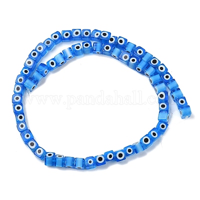 Ручной сглаза бусины бисер нитей LAMP-G166-16E-1