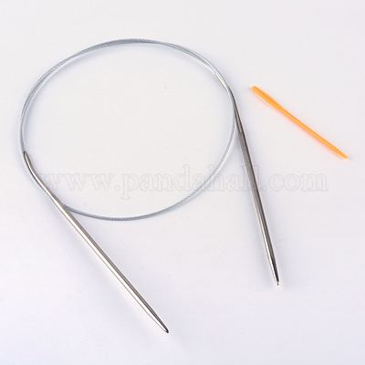 Wholesale Steel Wire Stainless Steel Circular Knitting Needles and