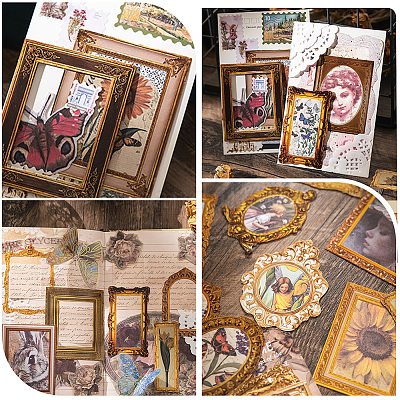 4 шт. 4 стиля бумага самоклеящаяся AJEW-SP0002-53-1