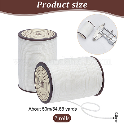 Круглая вощеная нить из полиэстера YC-OC0001-07B-02-1