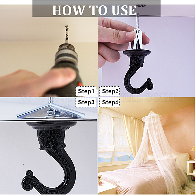 Крючки для освещения люстр из сплава FIND-WH0191-02C-1