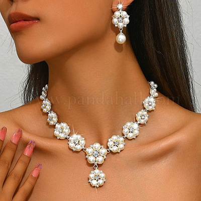 Комплекты из цепочек-цепочек с цветочным сплавом FS-WGC22CC-02-1