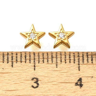 925 бусина из чистого серебра с микропаве и прозрачным фианитом STER-B006-12G-1