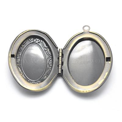 Подвески латуни медальон KK-F717-01AB-NR-1