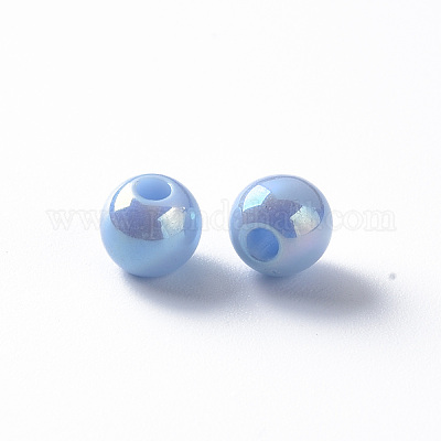 Непрозрачные акриловые бусины MACR-S370-D6mm-M1-1