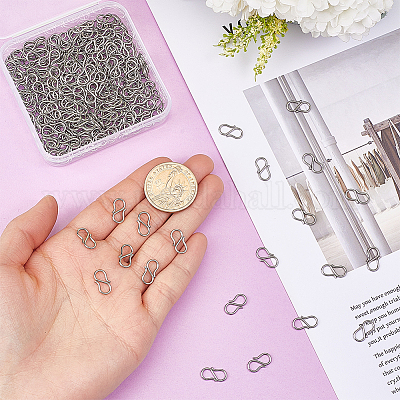 300 шт. S-образные застежки из нержавеющей стали 304&nbsp;STAS-HY0001-80-1