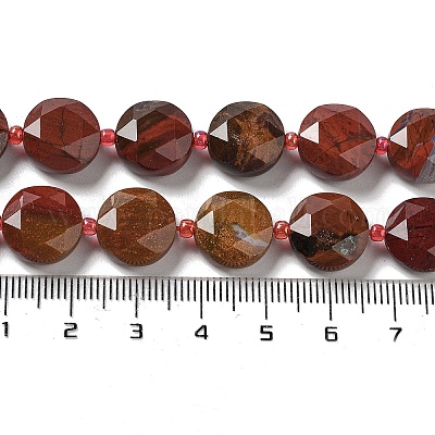 Натуральный красный агат бисер нитей G-NH0004-036-1