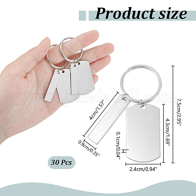 Брелок из нержавеющей стали 304 KEYC-UN00008-1