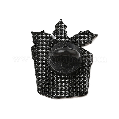 Рождественская тема цинковый сплав эмалированная брошь-булавка для рюкзака одежда JEWE-R003-01EB-09-1