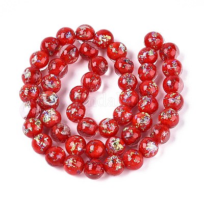 Ручной работы бусины фольги LAMP-T021-31F-1