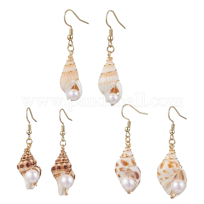 3 пара сережек-подвесок из нержавеющей стали 304 для женщин и мужчин EJEW-JE06275-1