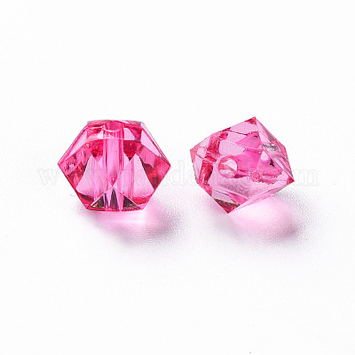 Прозрачные акриловые бусины TACR-S154-15B-82-1