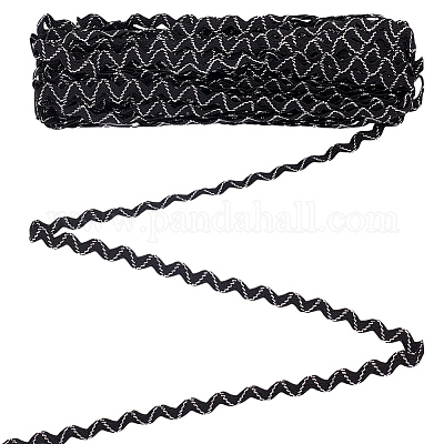 Волнистая кружевная лента из полиэстера OCOR-WH0078-376B-1