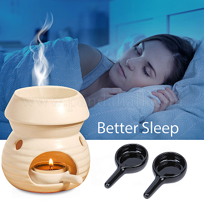 4шт 2-х цветный фарфоровый подсвечник AJEW-PH0001-72-1