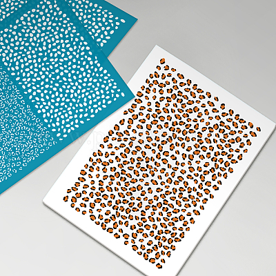 Animal Print Silk Screen Stencils for Polymer Clay Reusable